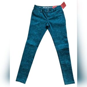 MOSSIMO SUPPLY CO. Denim Teal Jeggings Size 7